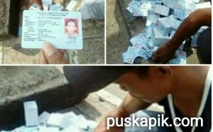 KTP Elektronik Terjatuh Berserakan, Inilah Penjelasannya