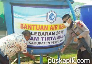 PDAM Tirta Mulia Pemalang Bantu Air Bersih Bagi Pemudik