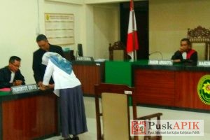Divonis 1 Bulan Penjara, Kades  Ini Hanya Bilang “MAAF”