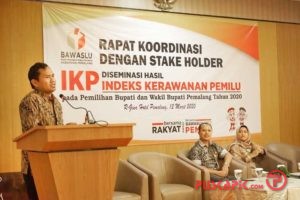 Hari Ini, Bawaslu Rakor Indeks Kerawanan Pilkada Pemalang