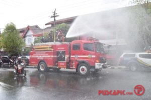 Cegah Corona, Purwokerto ‘Diguyur’ Disinfektan