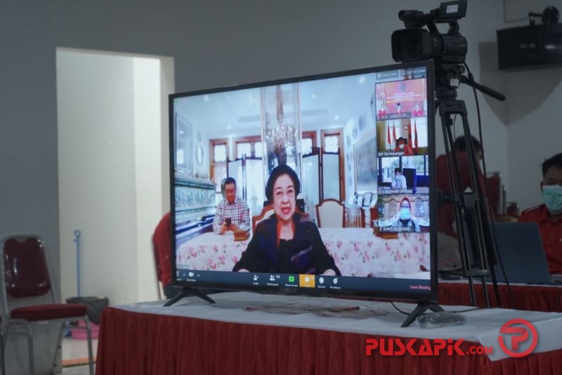 Megawati Teleconference, Seluruh DPC PDIP Harus Siaga Covid-19