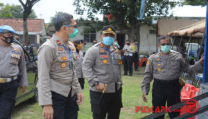 Prajurit TNI/Polri di Tegal Bersinergi Dirikan Dapur Umum