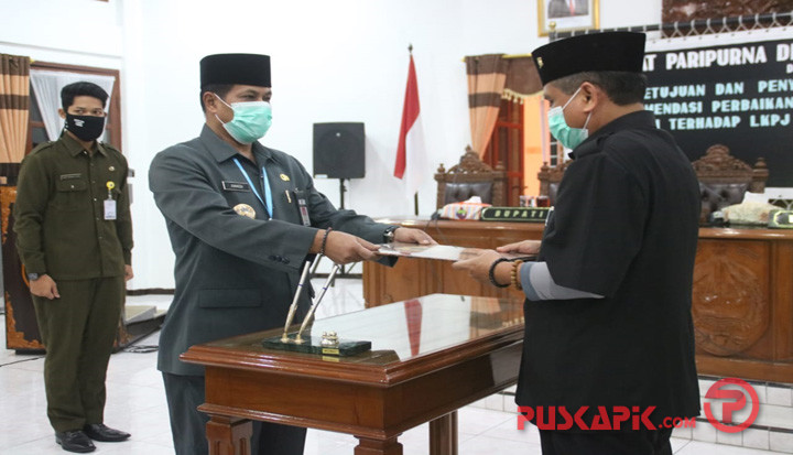 Tok! Perbaikan LKPJ Bupati Disetujui Anggota DPRD Pemalang