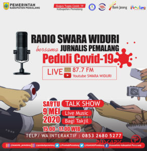 Gandeng Jurnalis, Radio Swara Widuri Gelar Bakti Sosial