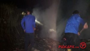 Kasihan, Rumah Janda Lansia Ludes Terbakar