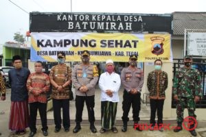 Kapolres Tegal Canangkan Desa Batumirah sebagai  Kampung Sehat