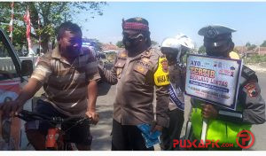 Operasi Patuh Candi, Satlantas Polres Tegal Kota Libatkan Kesenian Calung