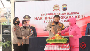 Polres Pemalang Peringati Hari Bhayangkara ke-74 dengan Sederhana