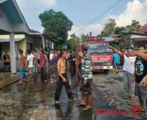 Korsleting Listrik, Rumah Kaliri Terbakar