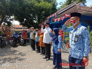 Sikap Sempurna dan Sirine Warnai Peringatan HUT RI Kecamatan Taman, Pemalang