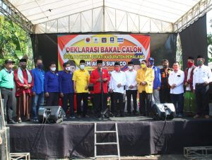 Sebelum Daftar ke KPU, Agus – Eko Deklarasi Relawan Pemenangan