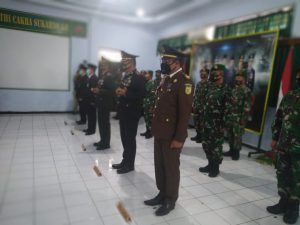 HUT 75 TNI, Kodim dan Forkopimda Pemalang Upacara Virtual