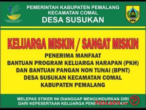 Berani Copot Stiker Sangat Miskin, Penerima Bantuan PKH dan BPNT Dicoret
