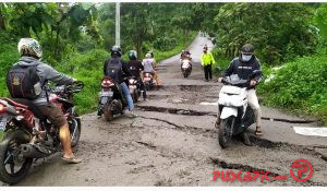 Makin Parah, Jalan Kalibakung Tegal Masih Ditutup untuk Mobil