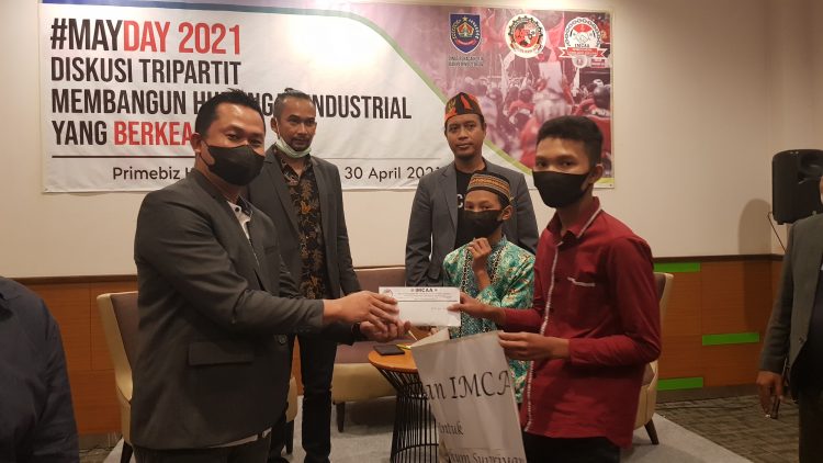 Diskusi Tripartit May Day 2021, Ini Aspirasi IMCAA dan Badan Buruh Pemuda Pancasila