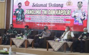Kuatkan Pengendalian Covid-19, Panglima TNI dan Kapolri Sambangi Kota Pekalongan