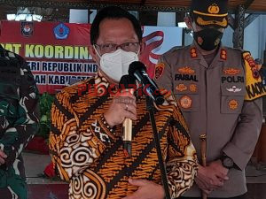 Rakor di Brebes, Mendagri: Terjadi Penurunan Indikator Selama PPKM