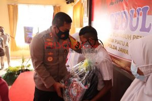 7 Anak Yatim Piatu Korban Covid-19 di Pemalang Terima Beasiswa dari Polda Jateng