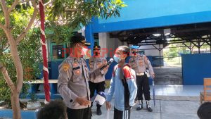 Kejar Target Vaksinasi, Polres Pemalang Bagi Doorprize di Gerai Vaksin Mobile
