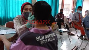 Hari Ini, Siswa SLB dan Penyandang Disabilitas di Kota Tegal Divaksin Covid-19