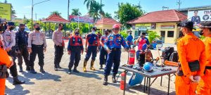 Polisi dan Damkar Kota Tegal Gelar Latihan Bersama Atasi Karhutla