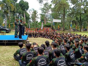 119 Warga PSHT Pemalang Ikut Pelatihan Bela Negara di Bumi Perkemahan Sikucing