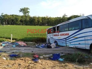 Kecelakaan Bus di Tol KM 306 Sewaka Pemalang, Begini Kronologinya