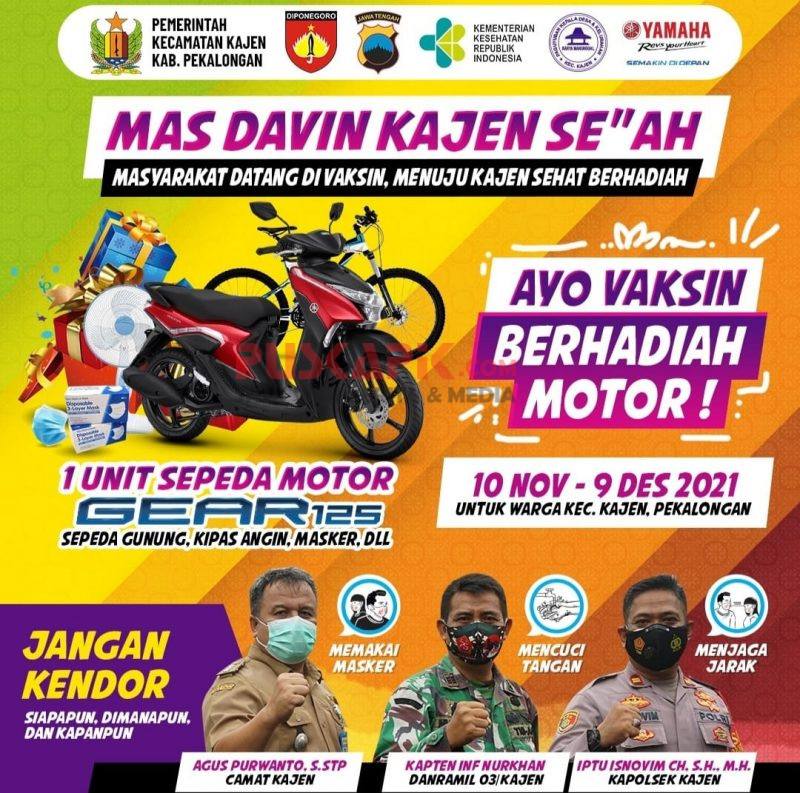 Vaksinasi Massal Berhadiah Motor