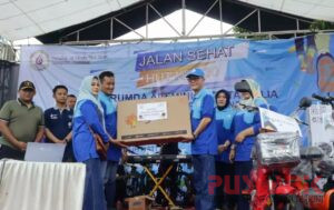 Gebyar Hadiah! Ribuan Orang Jalan Sehat Rayakan HUT Perumda Tirta Mulia Pemalang ke-30