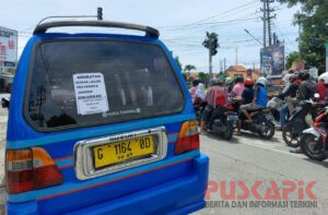 Geram Banyak Angkutan Elf Langgar Trayek, Sopir Angkot di Pemalang Mogok Massal