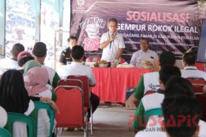 Pedagang Pasar Pagi Pemalang Diajak Gempur Rokok Ilegal