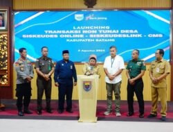 Antisipasi Korupsi, Dispermades Batang Resmi Wajibkan Transaksi Non Tunai Untuk Desa