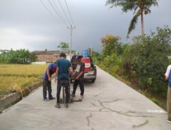 Jalan Timbangreja-Sangkanjaya Sudah Halus, Tunggu Beton Mengeras