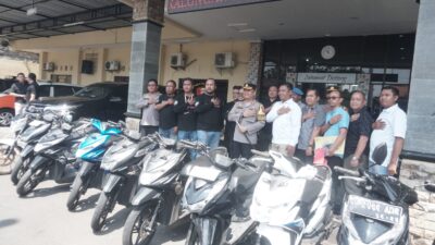 Pasutri Spesialis Curanmor Tanpa Dilengkapi Kunci Pengaman Ganda Diringkus