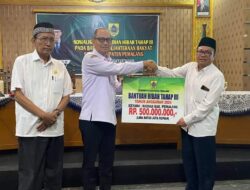 Serahkan Hibah Tahap III, Pemkab Pemalang Gelontorkan Rp 3,8 Miliar
