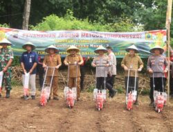 Galakkan Ketahanan Pangan, Pemkab Pemalang Tanam Jagung Bareng Polres