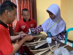 Napi Lapas Batang Bagikan Kemampuan Kriya ke Pelajar