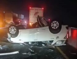 Mobil Sundul Truk Muatan Tebu di Tol Pemalang, Satu Orang Tewas