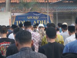 Rayakan Idul Adha di Balik Jeruji, WBP Rutan Pekalongan Bersama Petugas Ikut Sembelih Delapan Kambing Qurban