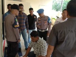 Bersih dari Narkoba, Anggota Polres Pekalongan Jalani Tes Urin Dadakan