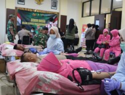 Polres Pekalongan Gelar Donor Darah Sambut HUT Bhayangkara ke-79