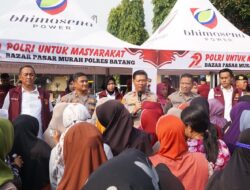 HUT ke-79 Bhayangkara : Masyarakat Antusias Sambut Pasar Murah Polres Batang