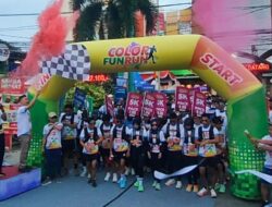 Warna-Warni Semangat Warga Tegal di Color Fun Run Yogya Mall