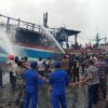 KM Timbul Barokah Terbakar Saat Diperbaiki