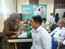 Gandeng Dinkes, BNNK Batang Pantau Kesehatan Anggota