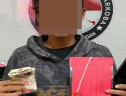 Bawa Paket Sabu ± 0,43 gram, Pemuda di Pekalongan Diamankan Polisi