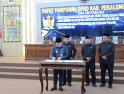 Pemkab Pekalongan dan DPRD Sepakati Raperda RPJMD 2025–2029