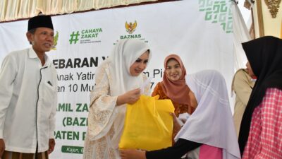Momen 10 Muharam, Bupati Fadia Salurkan Santunan untuk Ratusan Anak Yatim Piatu