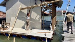 Bantuan Rumah Apung Pemprov Jateng Hampir Selesai, Warga Terdampak Rob Sayung Rasakan Kebahagiaan